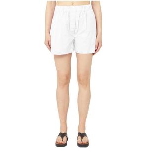 Hinnominate, Dames, Korte broeken, Wit, Maat: XS Katoen,