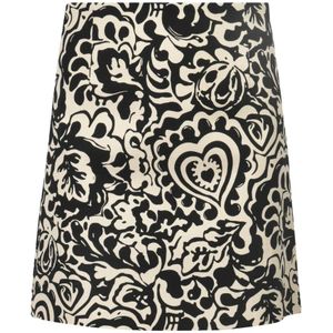 Max Mara Weekend, Dames, Rokken, Zwart, Maat: 2XS Katoen,