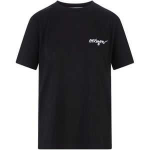 Msgm, Dames, Tops, Zwart, Maat: XS