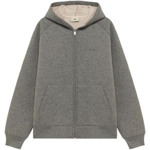 Autry, Heren, Sweatshirts & Hoodies, Grijs, Maat: S Katoen,