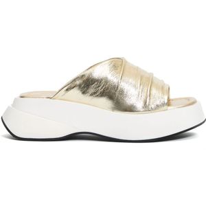 Elena Iachi, Dames, Schoenen, Geel, Maat: 40 EU Leer,