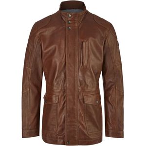 Bugatti - Buandiamo - Leren Jas - Bruin - Moderne Heren Leren Jas