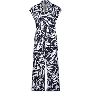 Betty Barclay - Bloemen Jumpsuit - Blauw - Dames - Met Zakken