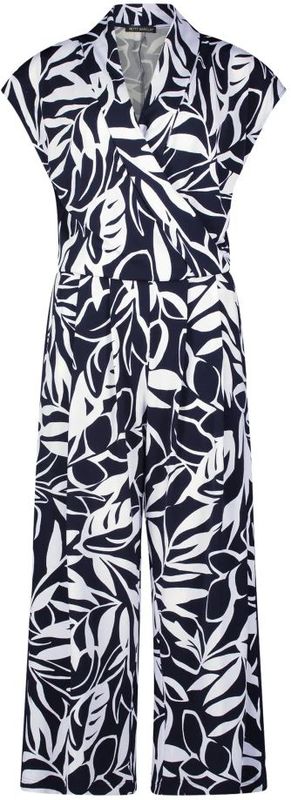 Betty Barclay - Bloemen Jumpsuit - Blauw - Dames - Met Zakken