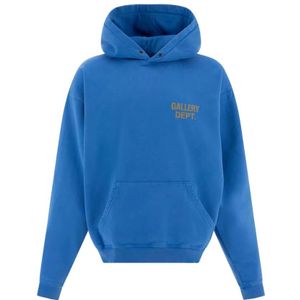 Gallery Dept., Heren, Sweatshirts & Hoodies, Blauw, Maat: 2XL Katoen,