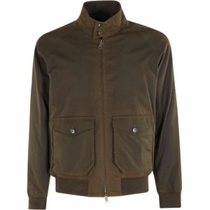 Baracuta, Heren, Jassen, Groen, Maat: S Katoen,