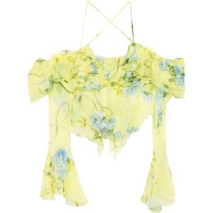 Blumarine, Dames, Blouses & Shirts, Veelkleurig, Maat: XS