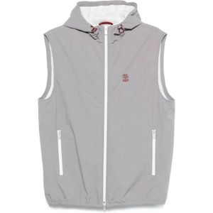 Brunello Cucinelli, Heren, Jassen, Grijs, Maat: L