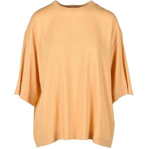 Fabiana Filippi, Dames, Tops, Oranje, Maat: S Viscose,