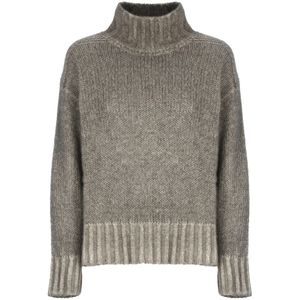 Avant Toi, Dames, Truien, Grijs, Maat: S Kasjmier,