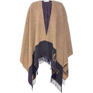 Max Mara, Dames, Jassen, Bruin, Maat: ONE Size Wol,