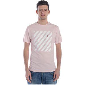 Daniele Alessandrini, Heren, Tops, Roze, Maat: L Katoen,