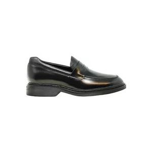 Hogan Suede Loafers , Black , Heren , Maat: 40 1/2 EU