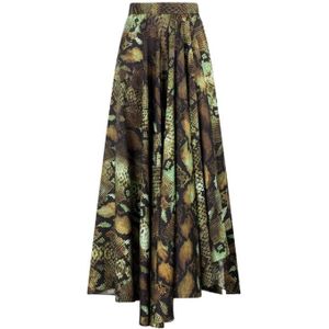 Roberto Cavalli, Dames, Rokken, Veelkleurig, Maat: XS Zijde,