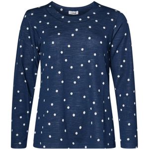 Lind, Dames, Truien, Blauw, Maat: S Wol,
