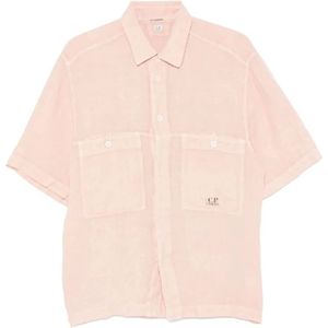 C.p. Company, Heren, Overhemden, Roze, Maat: M