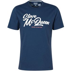 Barbour, Heren, Tops, Blauw, Maat: 2XL Katoen,