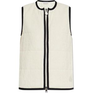 Moncler, Dames, Jassen, Beige, Maat: XS Katoen,