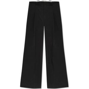 Maison Margiela - Loose-Fit Broek - Zwart - Katoen en Polyamide