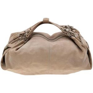 Givenchy Pre-owned, Dames, Pre-owned, Beige, Maat: ONE Size Leer,