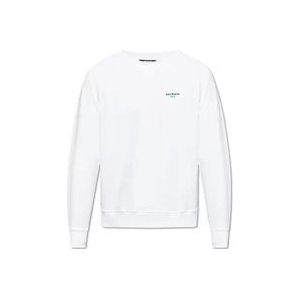 Balmain Sweatshirt met logo , White , Heren , Maat: L