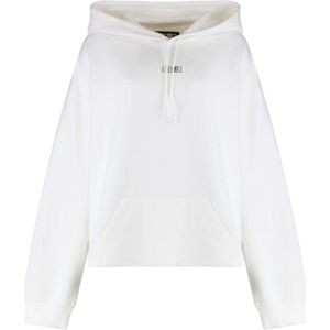 MM6 Maison Margiela, Dames, Sweatshirts & Hoodies, Wit, Maat: M Katoen,