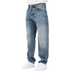Armani Exchange - Vintage Blauwe Jeans - Regular Fit - Denim