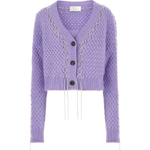 Giuseppe Di Morabito, Dames, Truien, Paars, Maat: 2XS Wol,