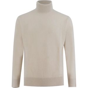 Eleventy, Heren, Truien, Beige, Maat: S Kasjmier,