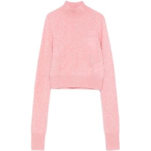 Sportmax, Dames, Truien, Roze, Maat: M Kasjmier,