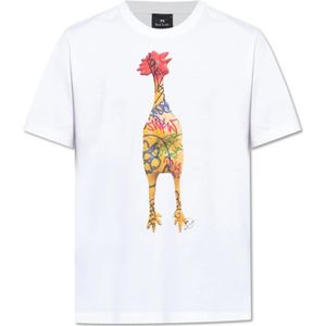 PS By Paul Smith, Heren, Tops, Wit, Maat: XL Katoen,