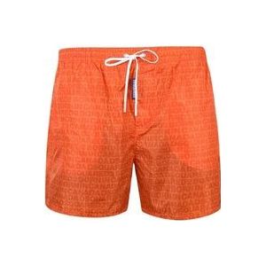 Dsquared2 Oranje Technisch Badpak , Orange , Heren , Maat: L