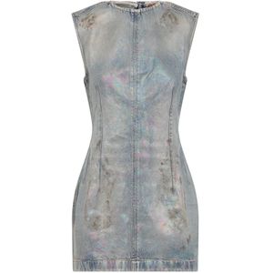 Acne Studios, Dames, Jurken, Blauw, Maat: M Denim,