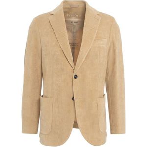 Circolo 1901, Heren, Jassen, Beige, Maat: S Corduroy,