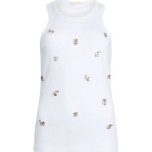 Liu Jo, Dames, Tops, Wit, Maat: M Katoen,