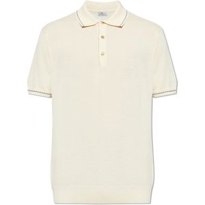 Etro, Heren, Tops, Beige, Maat: XL Katoen,