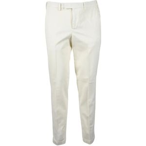 PT Torino, Heren, Broeken, Wit, Maat: S Katoen,