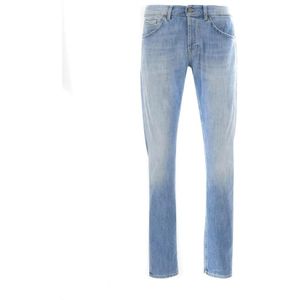 Dondup, Heren, Jeans, Blauw, Maat: W32 Katoen,