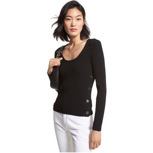 Michael Kors, Dames, Truien, Zwart, Maat: S