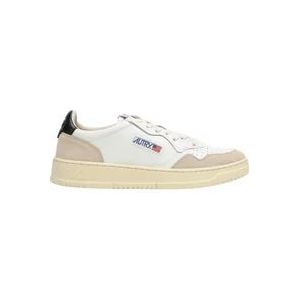 Autry Lage Top Medalist Sneaker , White , Heren , Maat: 47 EU