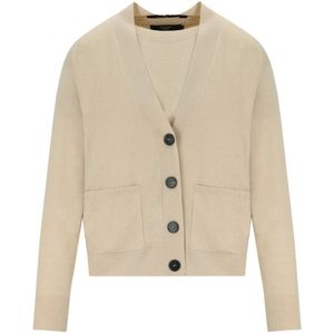 Weekend Max Mara, Dames, Truien, Beige, Maat: XS Wol,