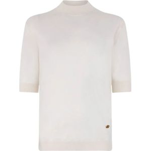 Roberto Cavalli, Dames, Truien, Wit, Maat: XS Katoen,