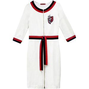 Carolina Herrera, Dames, Jurken, Wit, Maat: XS Viscose,