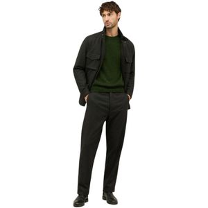 Boglioli, Heren, Jassen, Groen, Maat: XL Flanel,