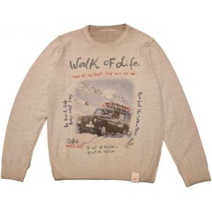 Bob, Heren, Truien, Beige, Maat: XL Wol,