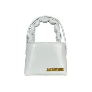 Jacquemus Kleine Knoop Tas , White , Dames , Maat: ONE Size