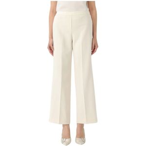 Theory, Dames, Broeken, Beige, Maat: 2XS Leer,