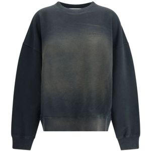 Golden Goose - Sweatvest - Zwart - Geborduurd Logo Sweater met Metalen Sterren