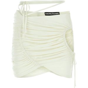 Andrea Adamo, Dames, Rokken, Wit, Maat: S