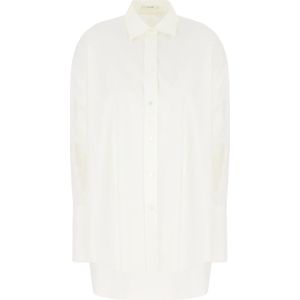 The Row, Dames, Blouses & Shirts, Wit, Maat: XS Katoen,